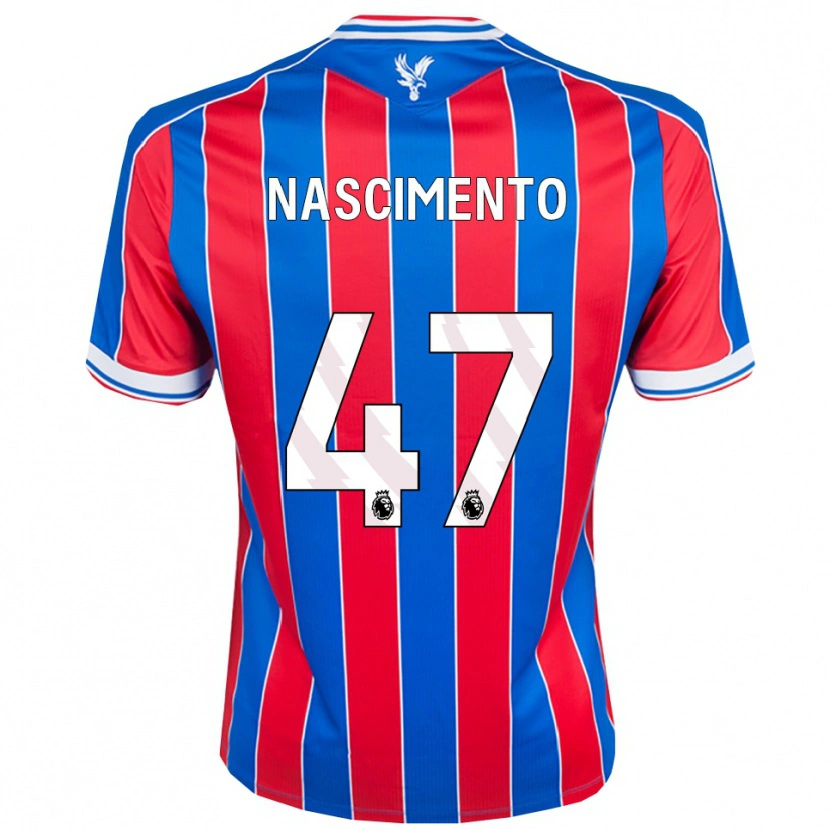 Danxen Homem Camisola Adler Nascimento #47 Azul Vermelho Branco Principal 2025/26 Camisa Brasil