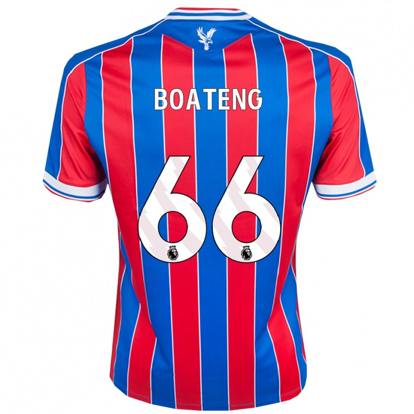 Danxen Homem Camisola David Boateng #66 Azul Vermelho Branco Principal 2025/26 Camisa Brasil