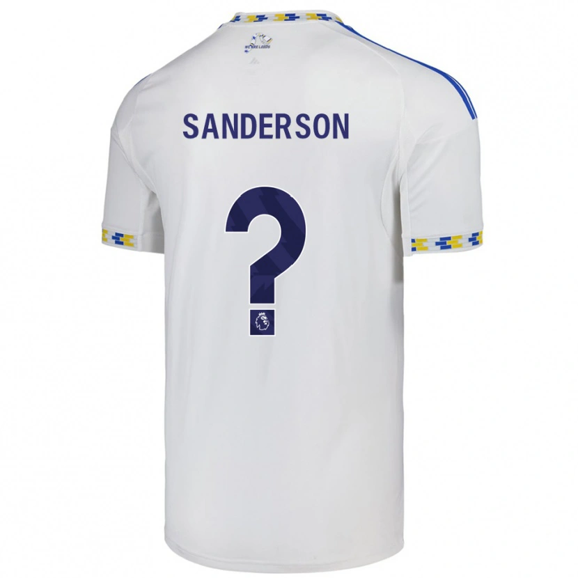 Danxen Homem Camisola Brittany Sanderson #0 Branco Azul Principal 2025/26 Camisa Brasil