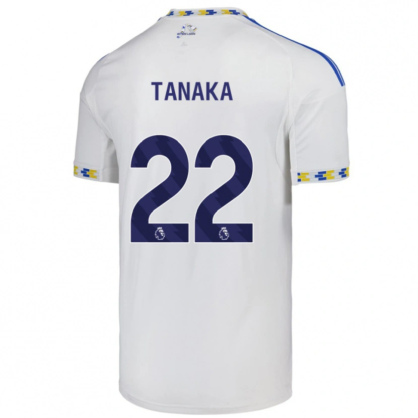 Danxen Homem Camisola Ao Tanaka #22 Branco Azul Principal 2025/26 Camisa Brasil
