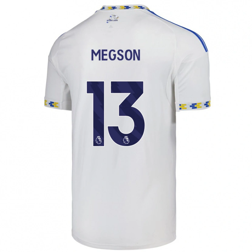 Danxen Homem Camisola Miller Megson #13 Branco Azul Principal 2025/26 Camisa Brasil