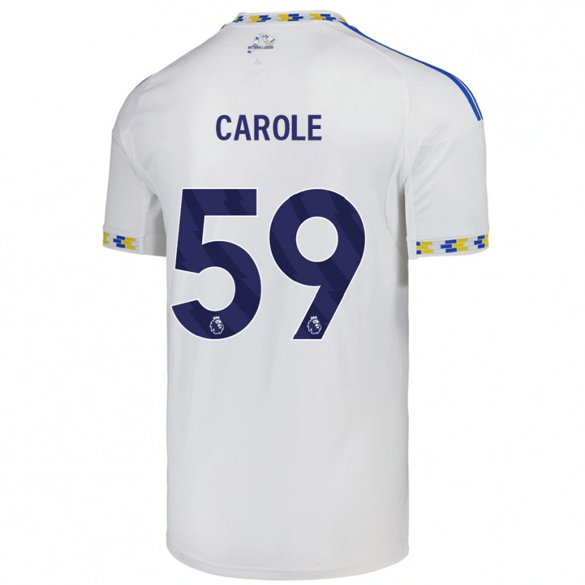 Danxen Homem Camisola Keenan Carole #59 Branco Azul Principal 2025/26 Camisa Brasil