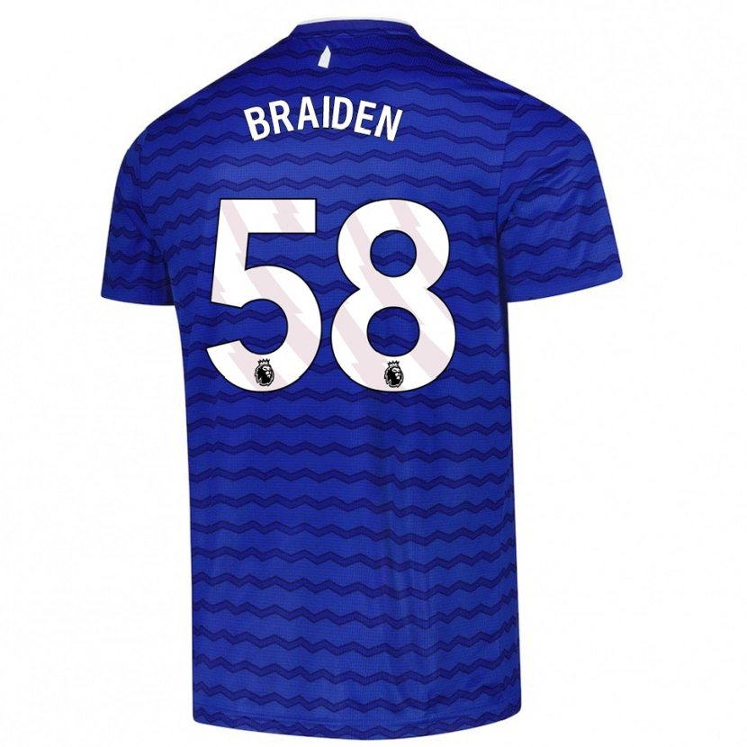 Danxen Homem Camisola Braiden Graham #58 Azul Marinho Principal 2025/26 Camisa Brasil