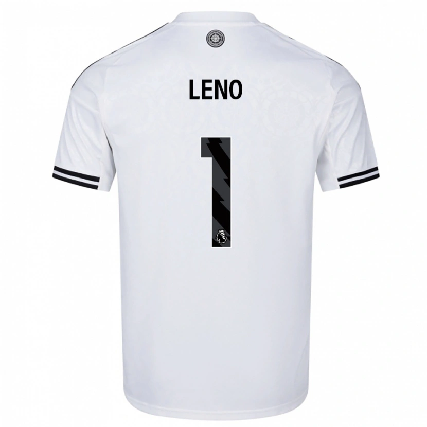Danxen Homem Camisola Bernd Leno #1 Branco Preto Principal 2025/26 Camisa Brasil