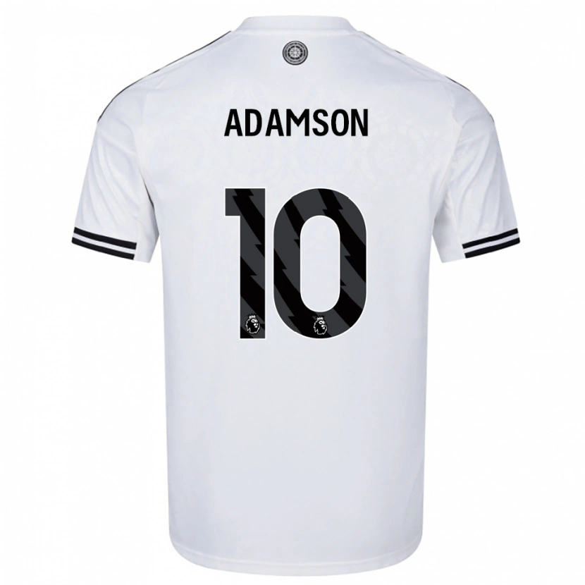 Danxen Homem Camisola Sasha Adamson #10 Branco Preto Principal 2025/26 Camisa Brasil