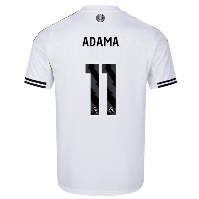 Danxen Homem Camisola Adama Traoré #11 Branco Preto Principal 2025/26 Camisa Brasil