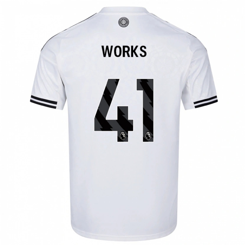 Danxen Homem Camisola Terrell Works #41 Branco Preto Principal 2025/26 Camisa Brasil