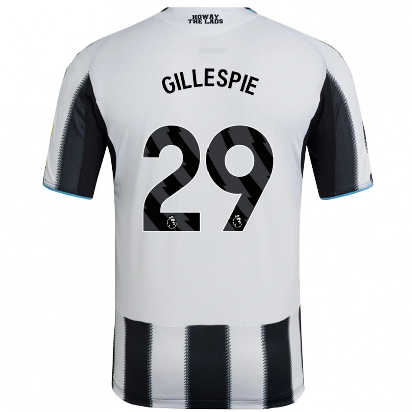 Danxen Homem Camisola Mark Gillespie #29 Preto Branco Principal 2025/26 Camisa Brasil
