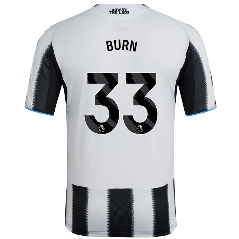 Danxen Homem Camisola Dan Burn #33 Preto Branco Principal 2025/26 Camisa Brasil