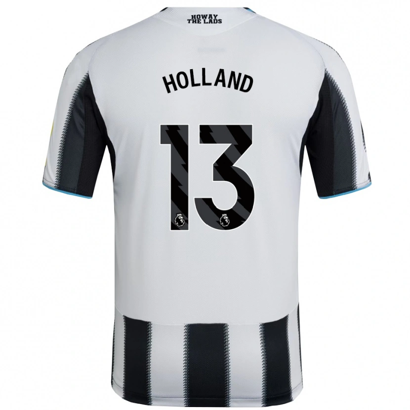 Danxen Homem Camisola Oliver Holland #13 Preto Branco Principal 2025/26 Camisa Brasil