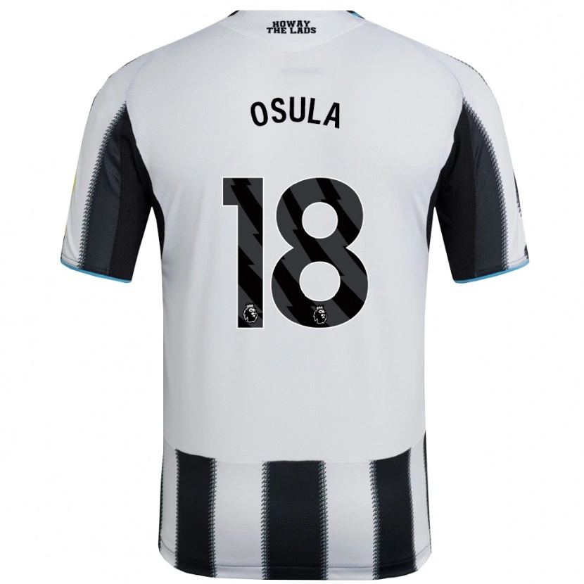 Danxen Homem Camisola William Osula #18 Preto Branco Principal 2025/26 Camisa Brasil