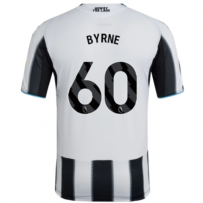 Danxen Homem Camisola Reece Byrne #60 Preto Branco Principal 2025/26 Camisa Brasil