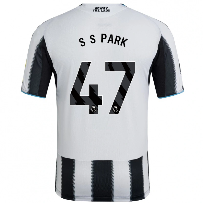 Danxen Homem Camisola Seung-Soo Park #47 Preto Branco Principal 2025/26 Camisa Brasil