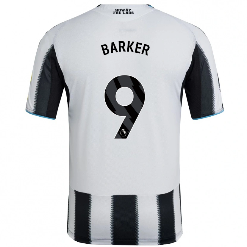Danxen Homem Camisola Katie Barker #9 Preto Branco Principal 2025/26 Camisa Brasil