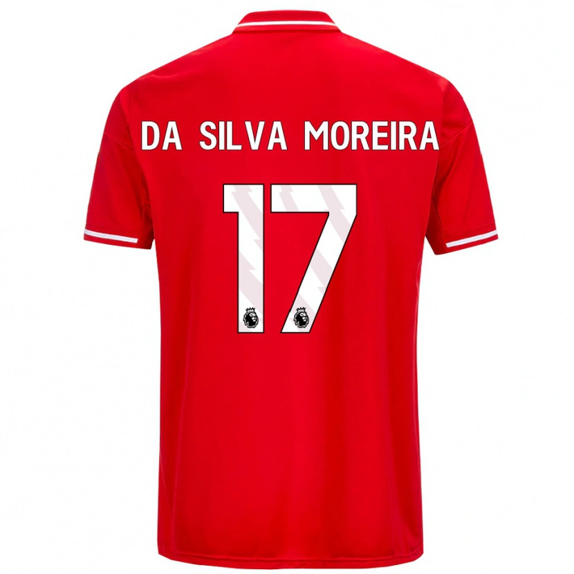 Danxen Homem Camisola Eric Da Silva Moreira #17 Vermelho Branco Principal 2025/26 Camisa Brasil