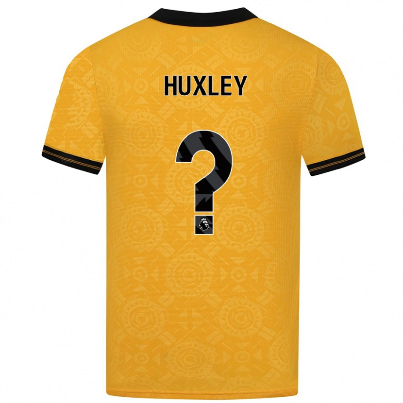 Danxen Homem Camisola Leon Huxley #0 Amarelo Preto Principal 2025/26 Camisa Brasil