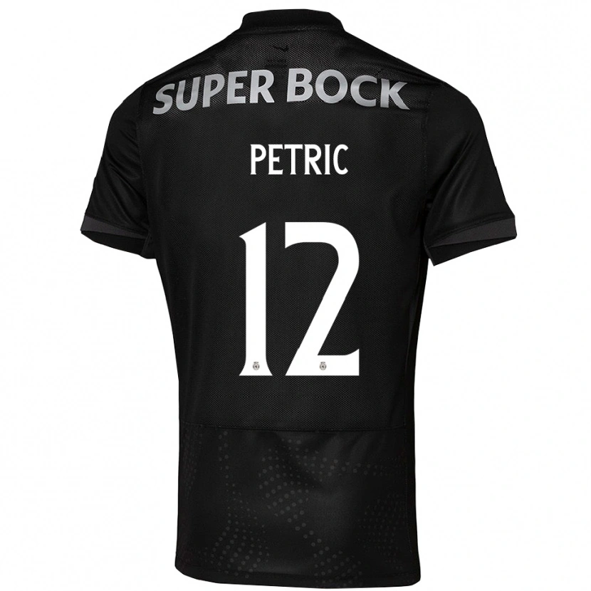 Danxen Homem Camisola Luka Petric #12 Preto Branco Alternativa 2025/26 Camisa Brasil