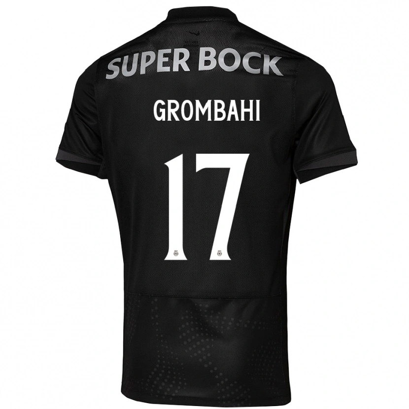 Danxen Homem Camisola Chris Grombahi #17 Preto Branco Alternativa 2025/26 Camisa Brasil