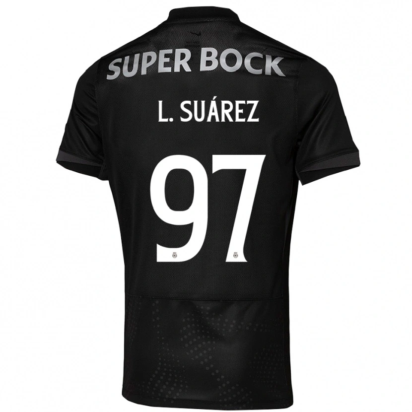 Danxen Homem Camisola Luis Suárez #97 Preto Branco Alternativa 2025/26 Camisa Brasil