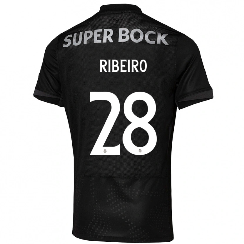 Danxen Homem Camisola Rodrigo Ribeiro #28 Preto Branco Alternativa 2025/26 Camisa Brasil