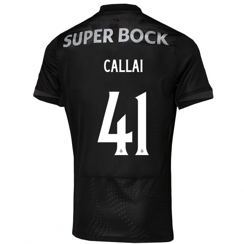 Danxen Homem Camisola Diego Callai #41 Preto Branco Alternativa 2025/26 Camisa Brasil