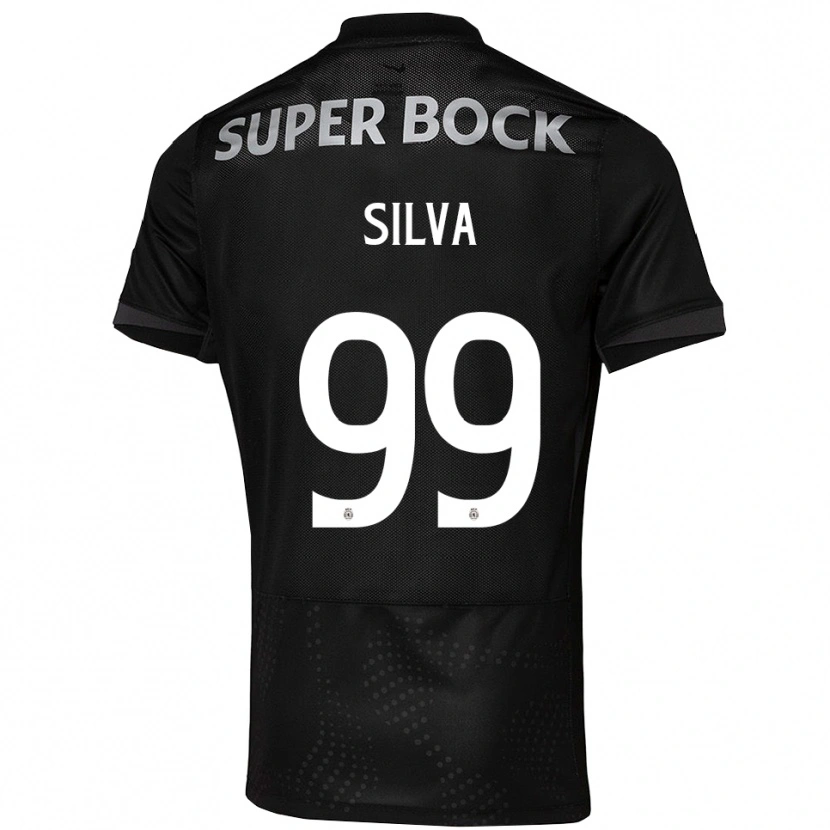 Danxen Homem Camisola Francisco Silva #99 Preto Branco Alternativa 2025/26 Camisa Brasil