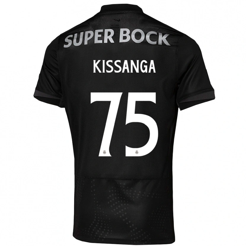 Danxen Homem Camisola Manuel Kissanga #75 Preto Branco Alternativa 2025/26 Camisa Brasil