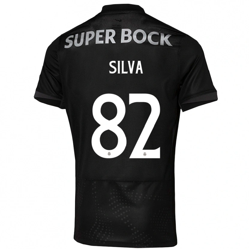 Danxen Homem Camisola Gabriel Silva #82 Preto Branco Alternativa 2025/26 Camisa Brasil