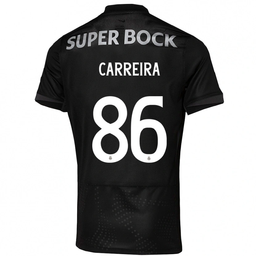 Danxen Homem Camisola Eva Carreira #86 Preto Branco Alternativa 2025/26 Camisa Brasil