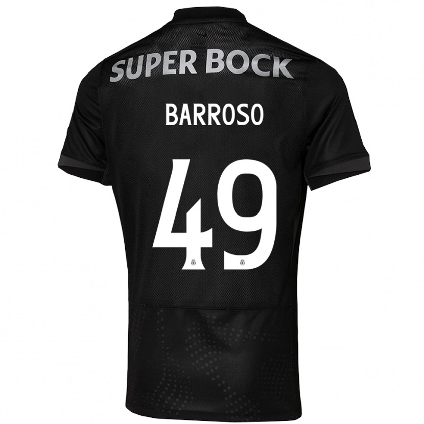 Danxen Homem Camisola Leonardo Barroso #49 Preto Branco Alternativa 2025/26 Camisa Brasil