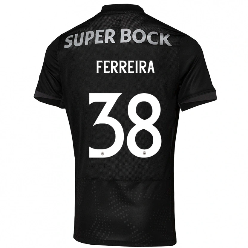 Danxen Homem Camisola Marta Ferreira #38 Preto Branco Alternativa 2025/26 Camisa Brasil