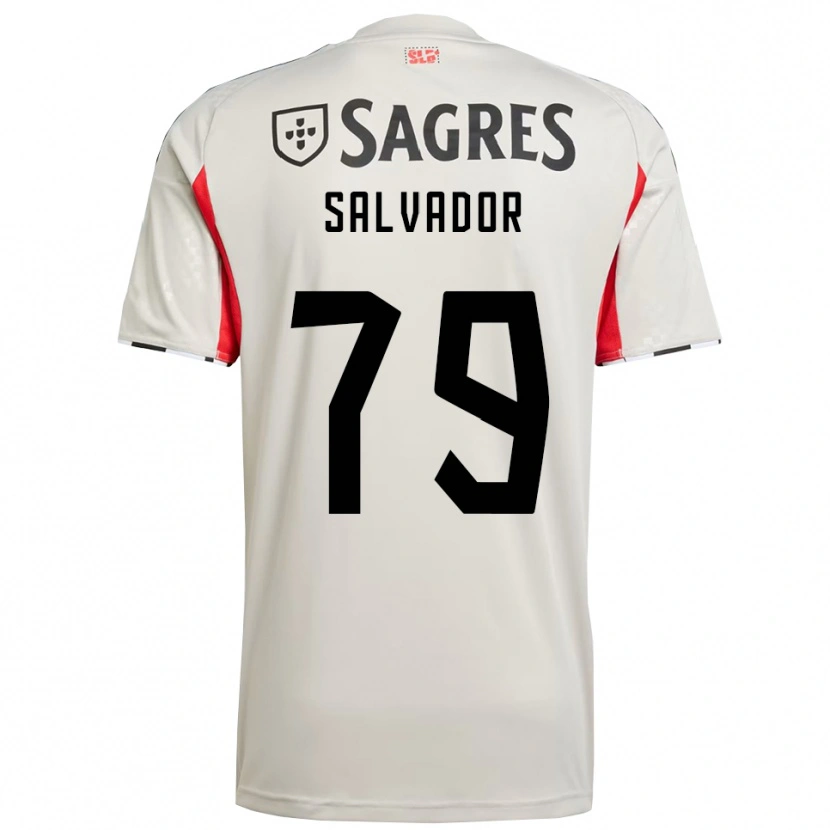 Danxen Homem Camisola Marta Salvador #79 Branco Sujo Vermelho Alternativa 2025/26 Camisa Brasil