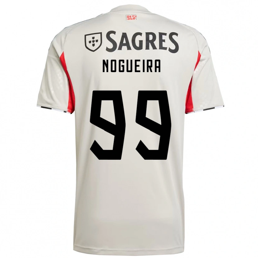 Danxen Homem Camisola Beatriz Nogueira #99 Branco Sujo Vermelho Alternativa 2025/26 Camisa Brasil