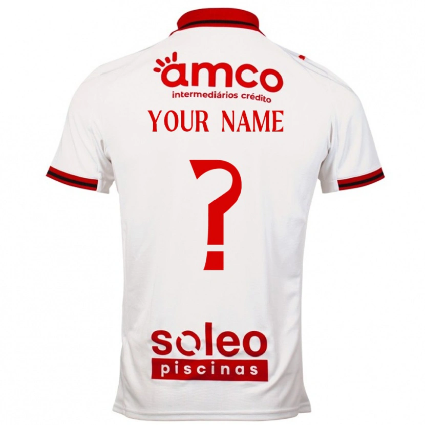 Danxen Homem Camisola Seu Nome #0 Branco Vermelho Alternativa 2025/26 Camisa Brasil