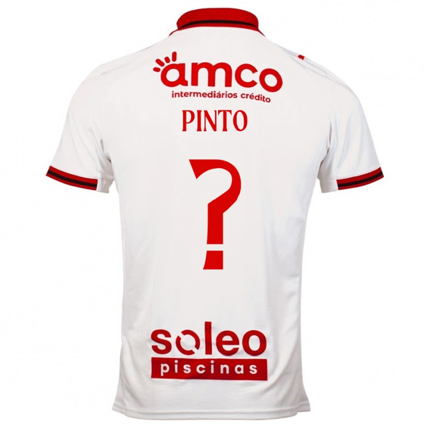 Danxen Homem Camisola Luís Pinto #0 Branco Vermelho Alternativa 2025/26 Camisa Brasil
