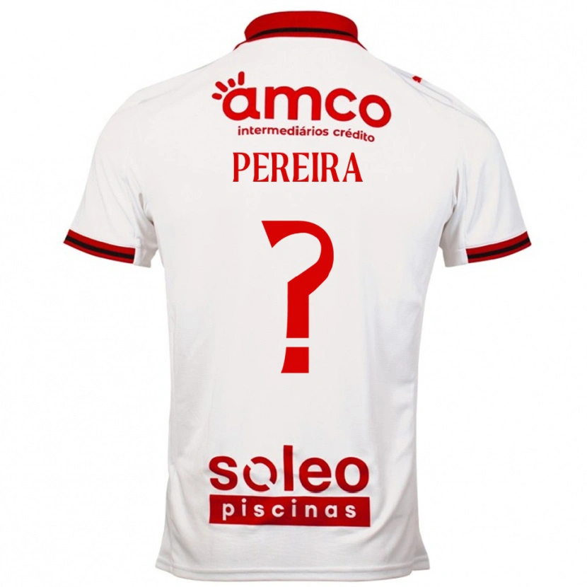 Danxen Homem Camisola Martim Pereira #0 Branco Vermelho Alternativa 2025/26 Camisa Brasil