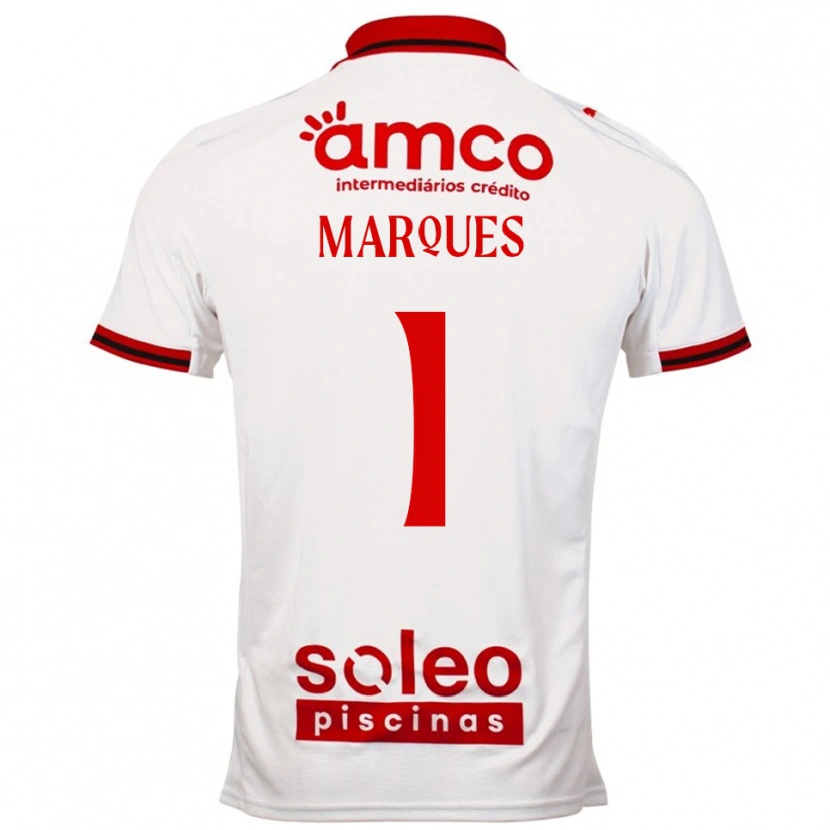 Danxen Homem Camisola André Marques #1 Branco Vermelho Alternativa 2025/26 Camisa Brasil