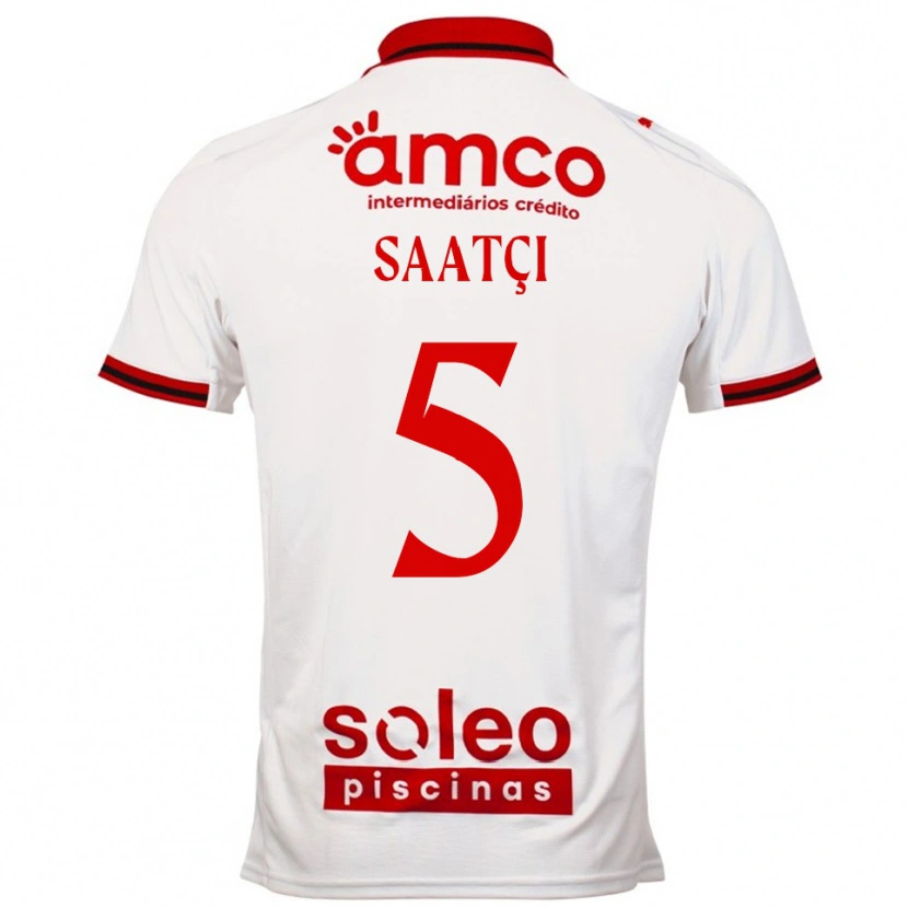 Danxen Homem Camisola Serdar Saatçı #5 Branco Vermelho Alternativa 2025/26 Camisa Brasil