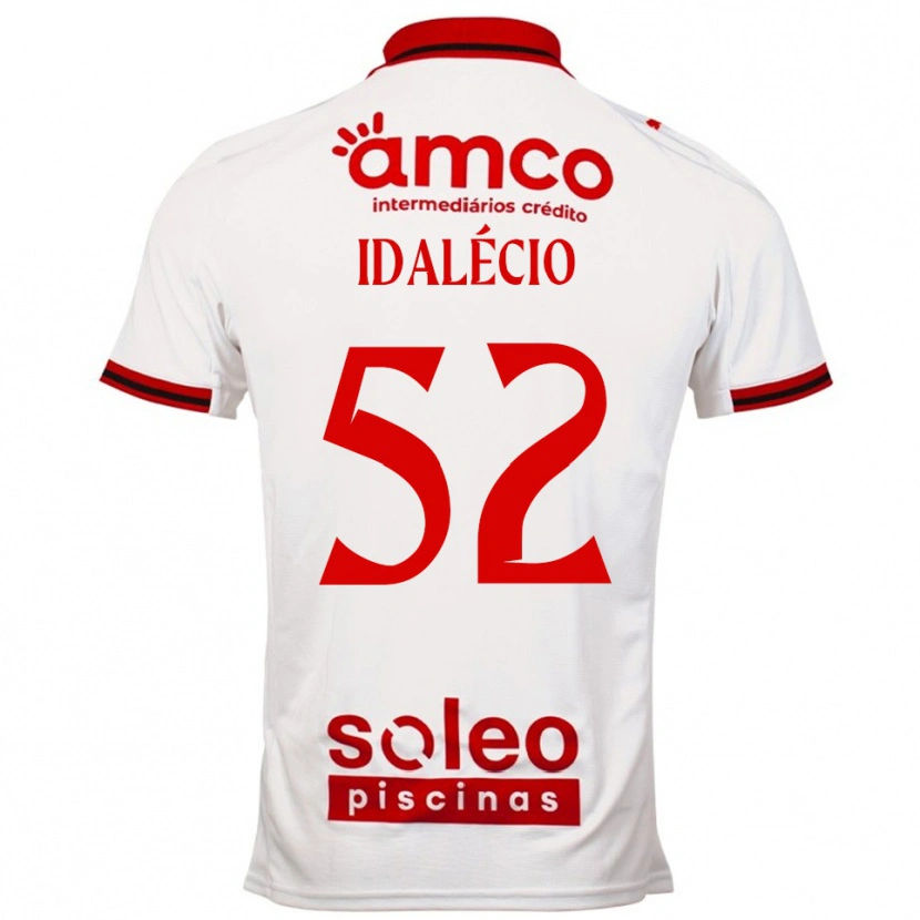 Danxen Homem Camisola Idalécio #52 Branco Vermelho Alternativa 2025/26 Camisa Brasil