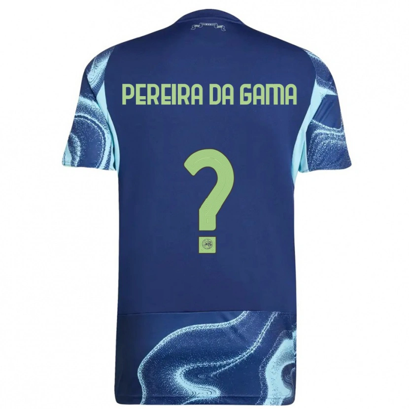 Danxen Homem Camisola Haniel Pereira Da Gama #0 Marinho Azul Celeste Alternativa 2025/26 Camisa Brasil