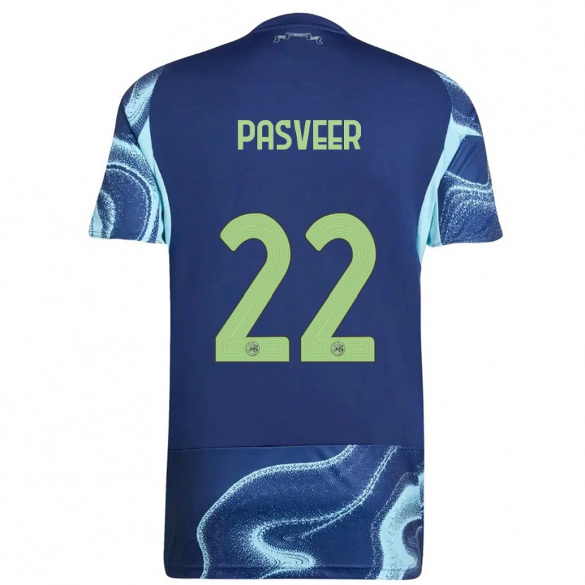 Danxen Homem Camisola Remko Pasveer #22 Marinho Azul Celeste Alternativa 2025/26 Camisa Brasil
