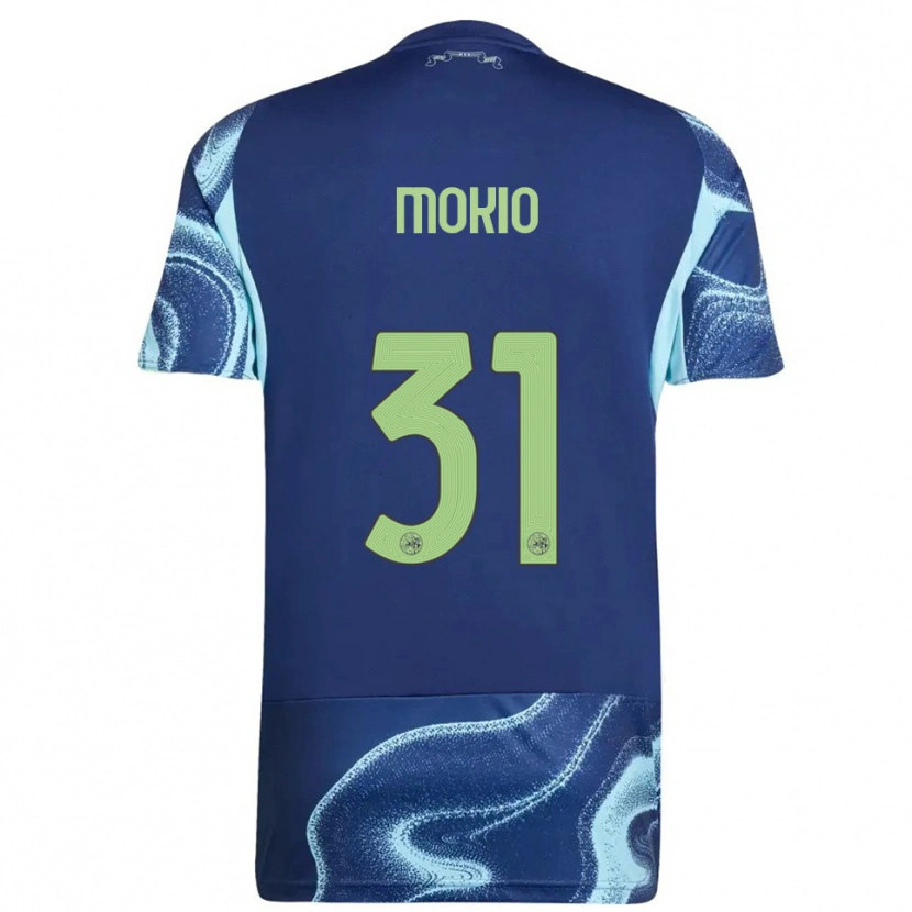 Danxen Homem Camisola Jorthy Mokio #31 Marinho Azul Celeste Alternativa 2025/26 Camisa Brasil