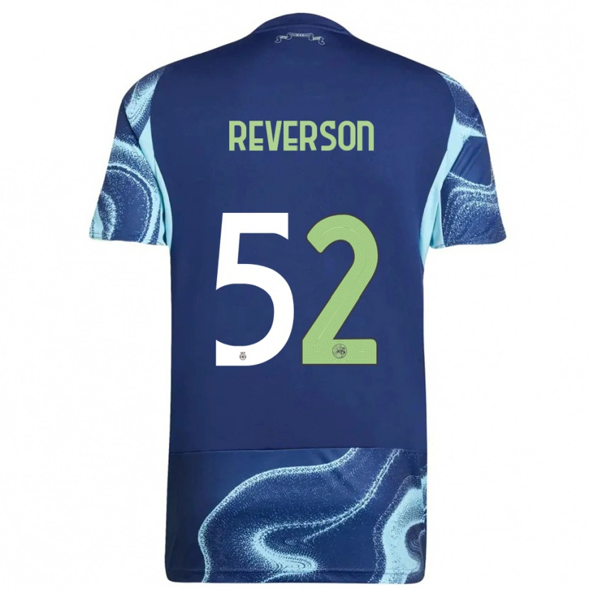 Danxen Homem Camisola Paul Reverson #52 Marinho Azul Celeste Alternativa 2025/26 Camisa Brasil