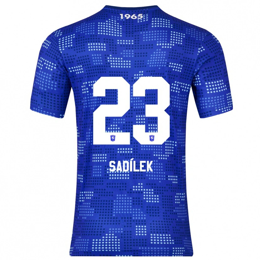 Danxen Homem Camisola Michal Sadilek #23 Azul Azul Celeste Alternativa 2025/26 Camisa Brasil