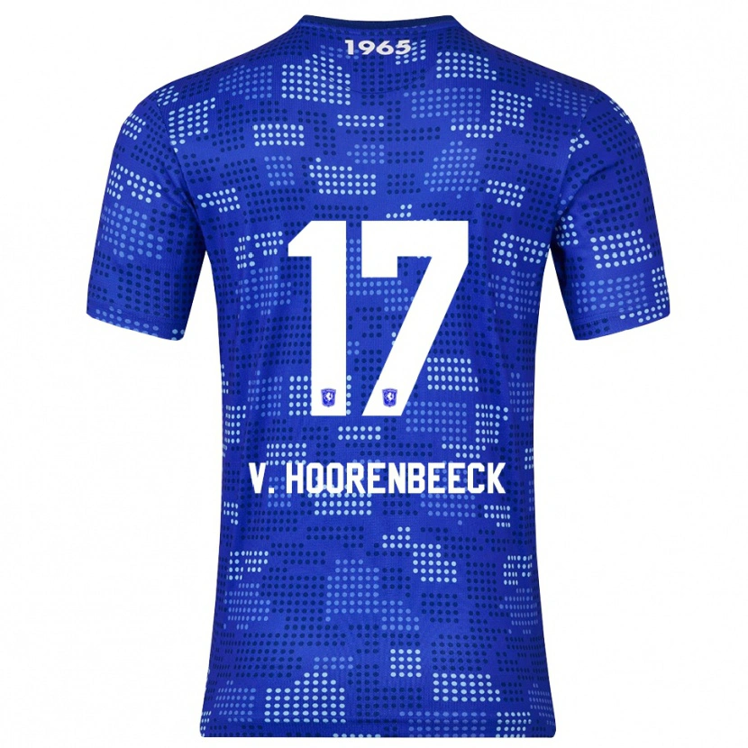 Danxen Homem Camisola Alec Van Hoorenbeeck #17 Azul Azul Celeste Alternativa 2025/26 Camisa Brasil