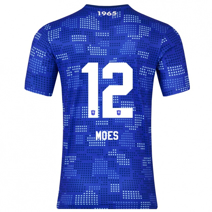 Danxen Homem Camisola Lucas Moes #12 Azul Azul Celeste Alternativa 2025/26 Camisa Brasil