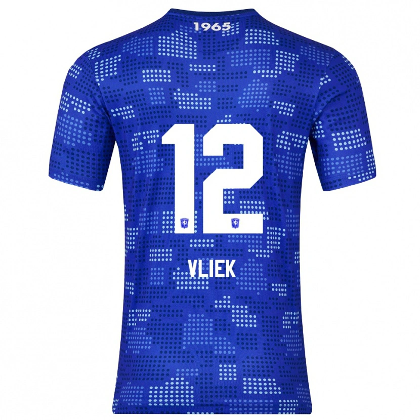 Danxen Homem Camisola Leonie Vliek #12 Azul Azul Celeste Alternativa 2025/26 Camisa Brasil
