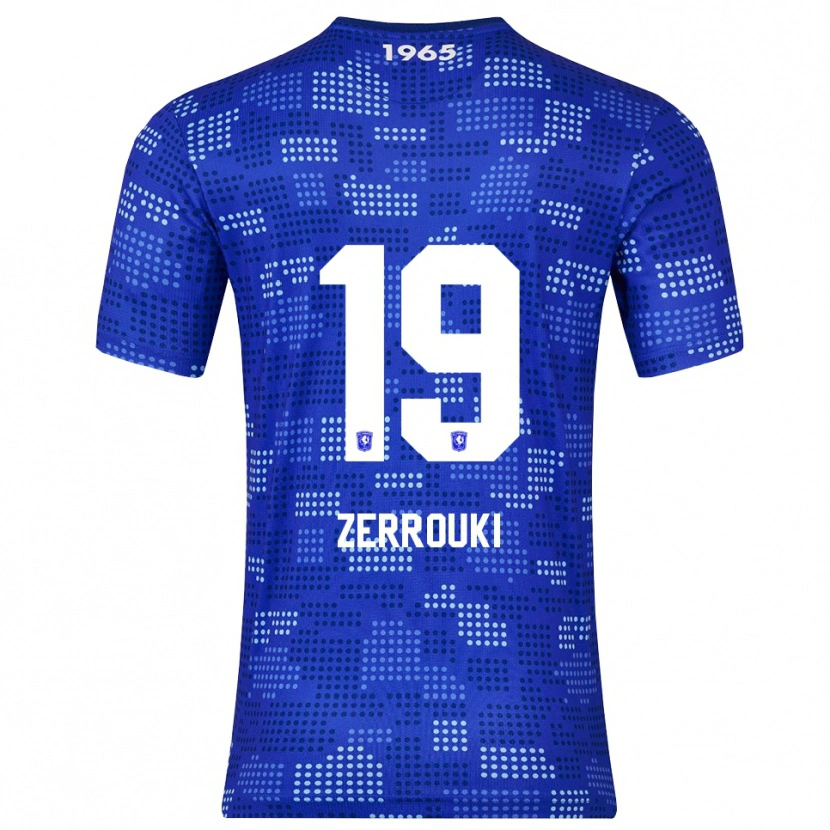 Danxen Homem Camisola Ramiz Zerrouki #19 Azul Azul Celeste Alternativa 2025/26 Camisa Brasil