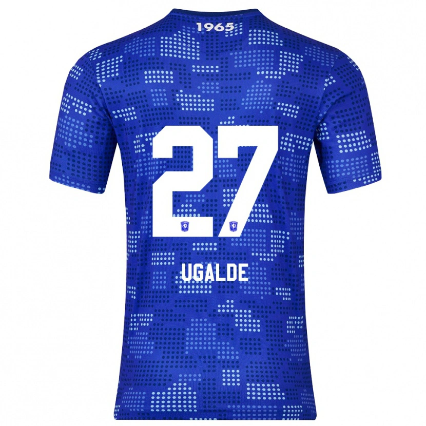 Danxen Homem Camisola Manfred Ugalde #27 Azul Azul Celeste Alternativa 2025/26 Camisa Brasil