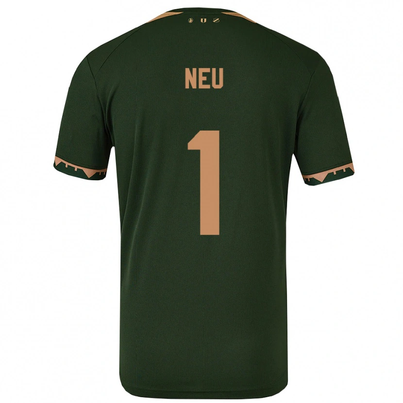 Danxen Homem Camisola Luca Neu #1 Verde Dourado Alternativa 2025/26 Camisa Brasil